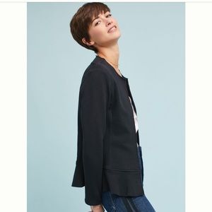 Anthropologie Dolan left coast knit peplum jacket